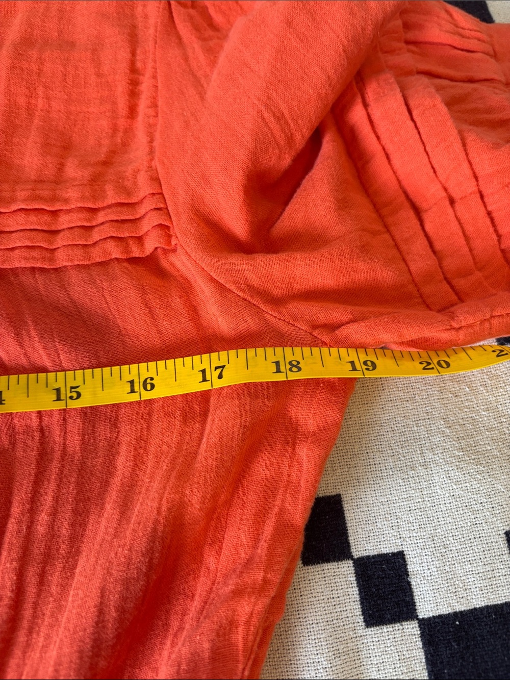 ME+EM Cheesecloth Button Front Jumpsuit with Self Tie Waist - Picture 7 of 9